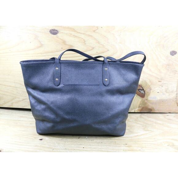 Coach Handbags Womens Gray Leather Crossgrain Large Tote F11926 - Picture 3 of 12